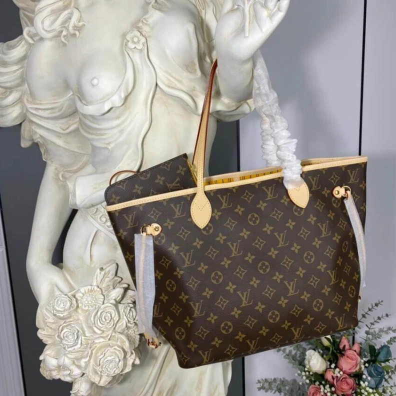 Mythick.ru Monogram Louis Vuitton Monogram Neverfull MM Yellow