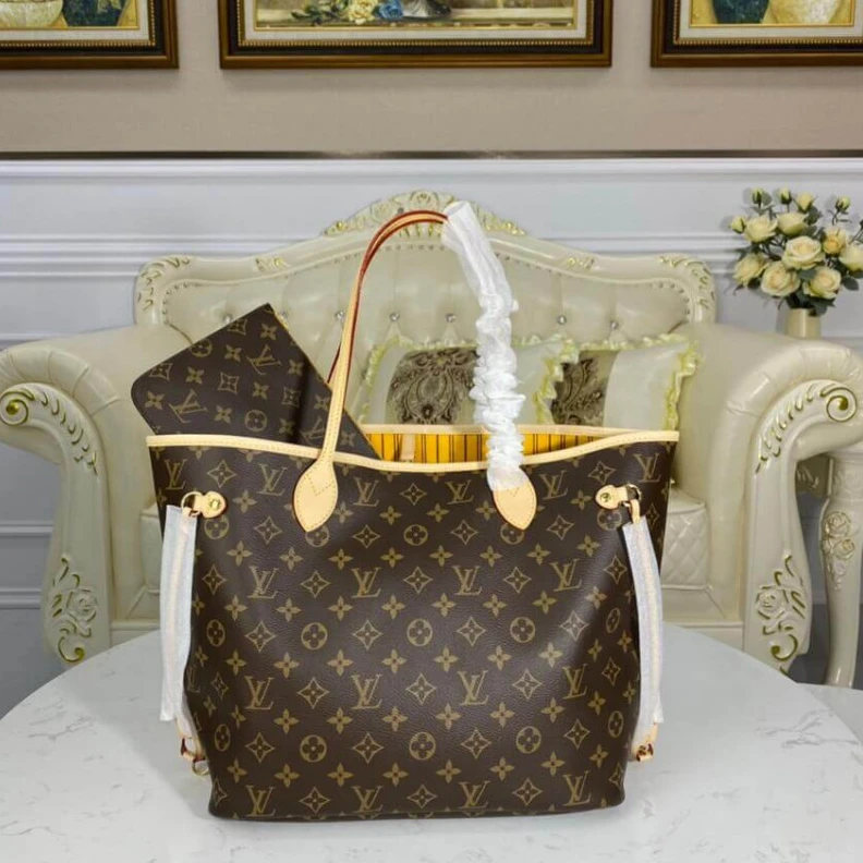 Mythick.ru Monogram Louis Vuitton Monogram Neverfull MM Yellow