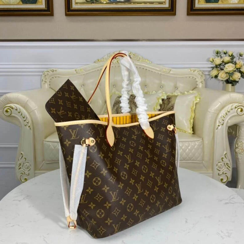 Mythick.ru Monogram Louis Vuitton Monogram Neverfull MM Yellow