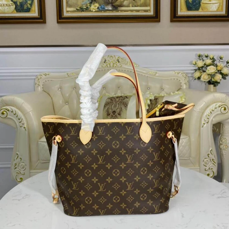 Mythick.ru Monogram Louis Vuitton Monogram Neverfull MM Yellow