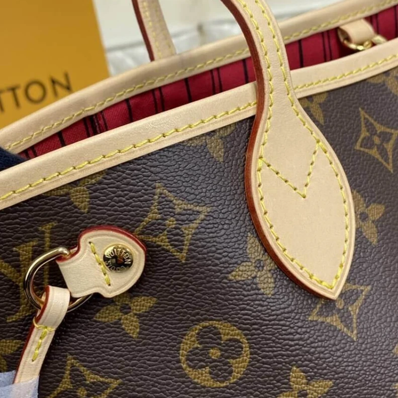 Top lv 29 x 22 x Louis Vuitton Monogram Neverfull PM Red
