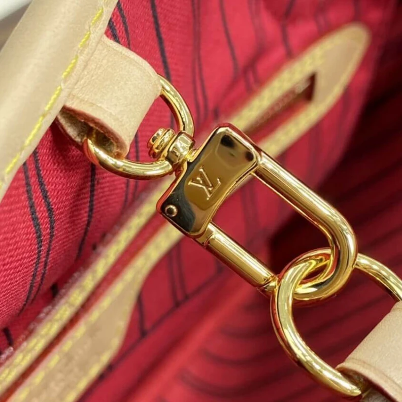Top lv 29 x 22 x Louis Vuitton Monogram Neverfull PM Red