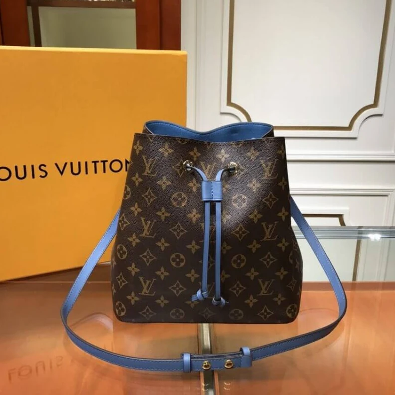 Strap Dro Louis Vuitton Monogram Néonoé MM Blue