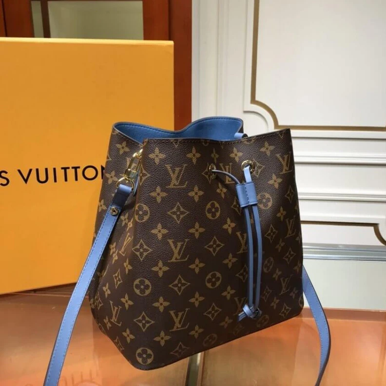 Replica bag Strap Dro Louis Vuitton Monogram Néonoé MM Blue