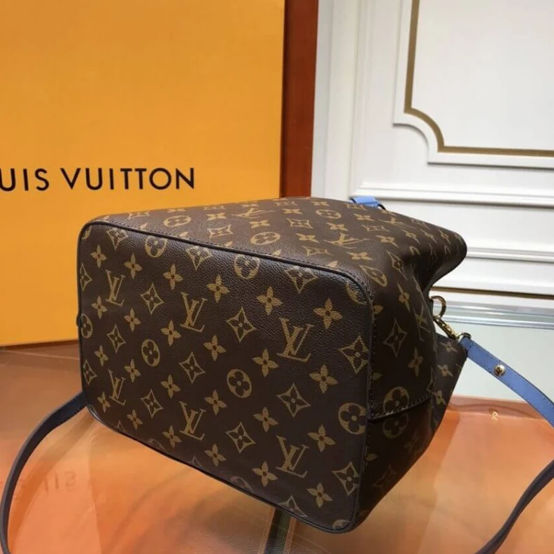 Replica bag Strap Dro Louis Vuitton Monogram Néonoé MM Blue