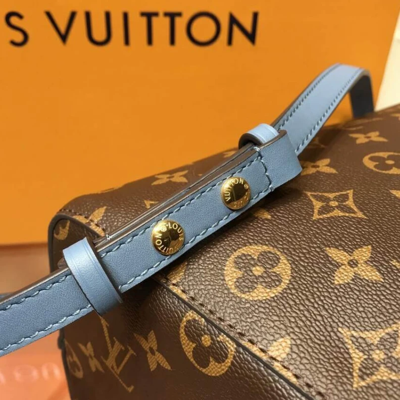 Replica bag Strap Dro Louis Vuitton Monogram Néonoé MM Blue