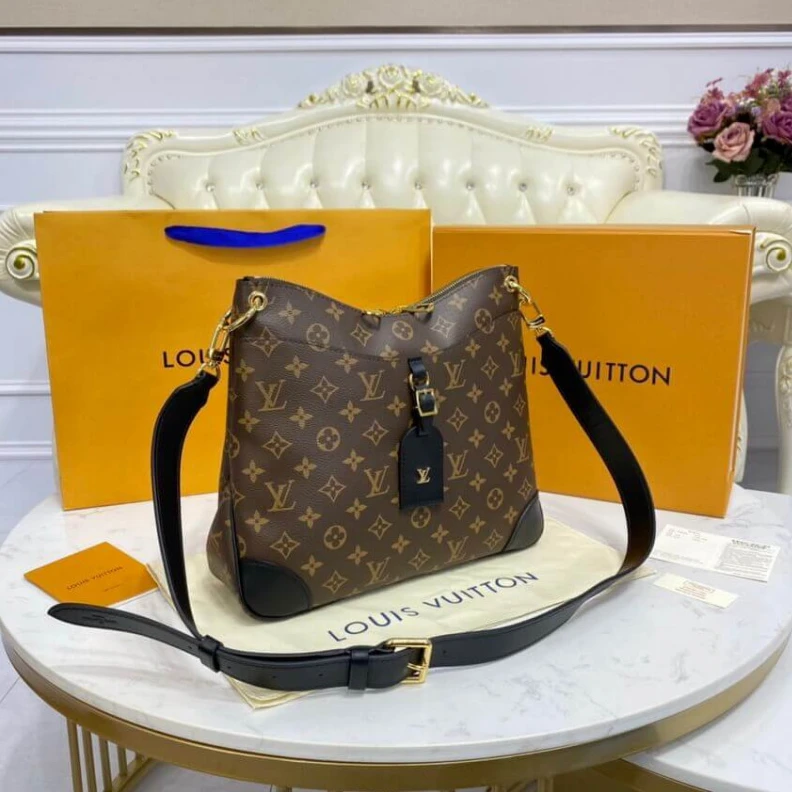 Mythick Inside fl Louis Vuitton Monogram Odeon MM Black