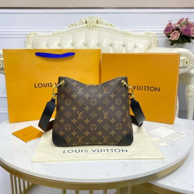 Replica bags lv 28 x 25 x Louis Vuitton Monogram Odeon PM Black