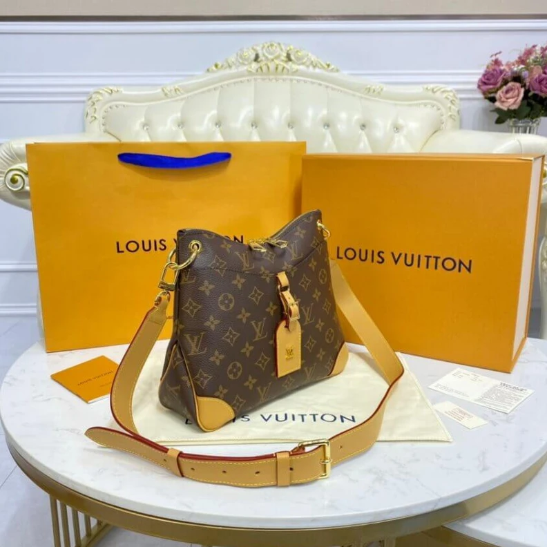 Replica bags lv Strap Dro Louis Vuitton Monogram Odeon PM Natural