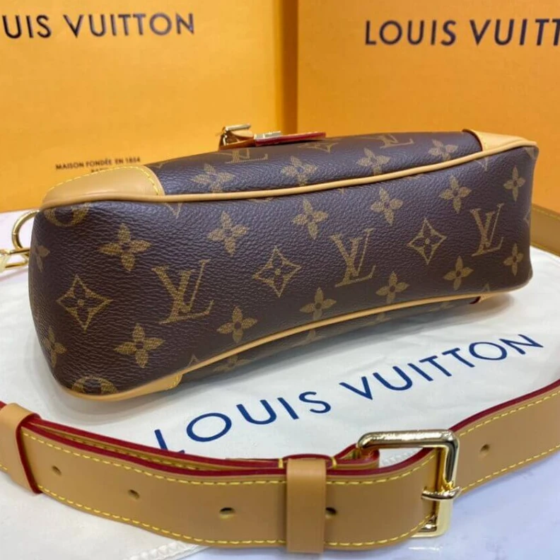 Replica bags lv Strap Dro Louis Vuitton Monogram Odeon PM Natural