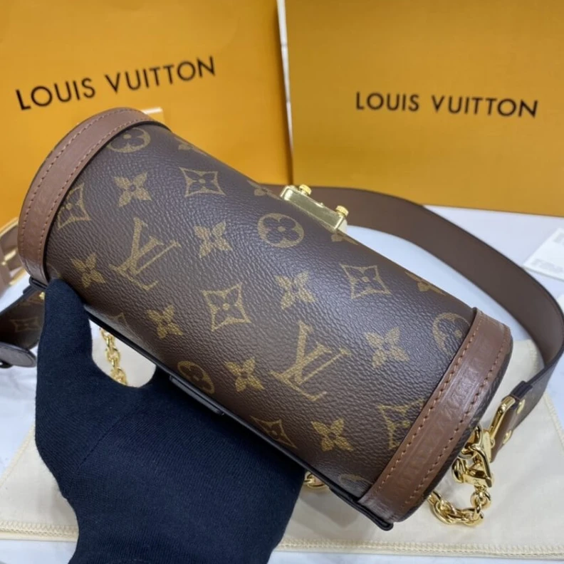 Lv belts replica Strap dro Louis Vuitton Monogram Papillon Trunk