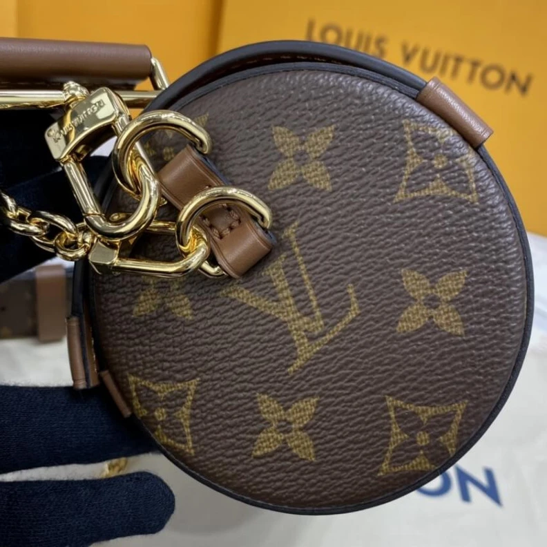 Lv belts replica Strap dro Louis Vuitton Monogram Papillon Trunk