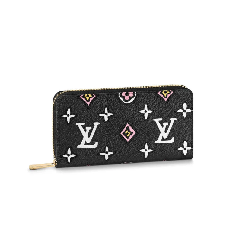 Mythick ru 2 inside Louis Vuitton Monogram Pattern Zippy Wallet Black