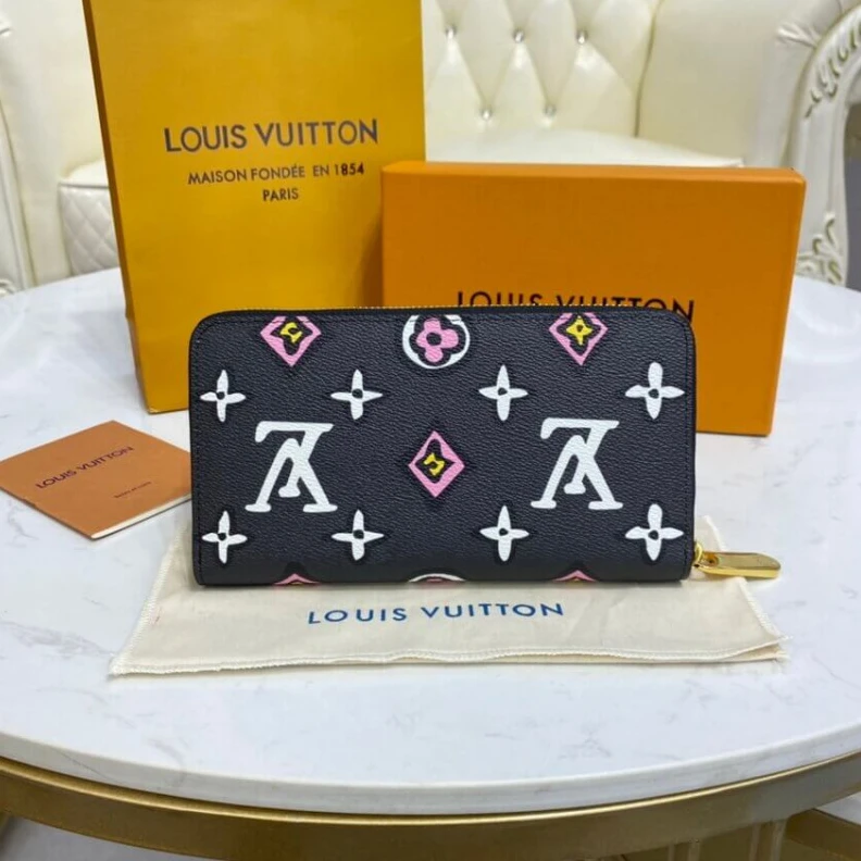 Mythick ru 2 inside Louis Vuitton Monogram Pattern Zippy Wallet Black
