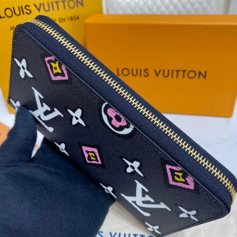 Mythick ru 2 inside Louis Vuitton Monogram Pattern Zippy Wallet Black