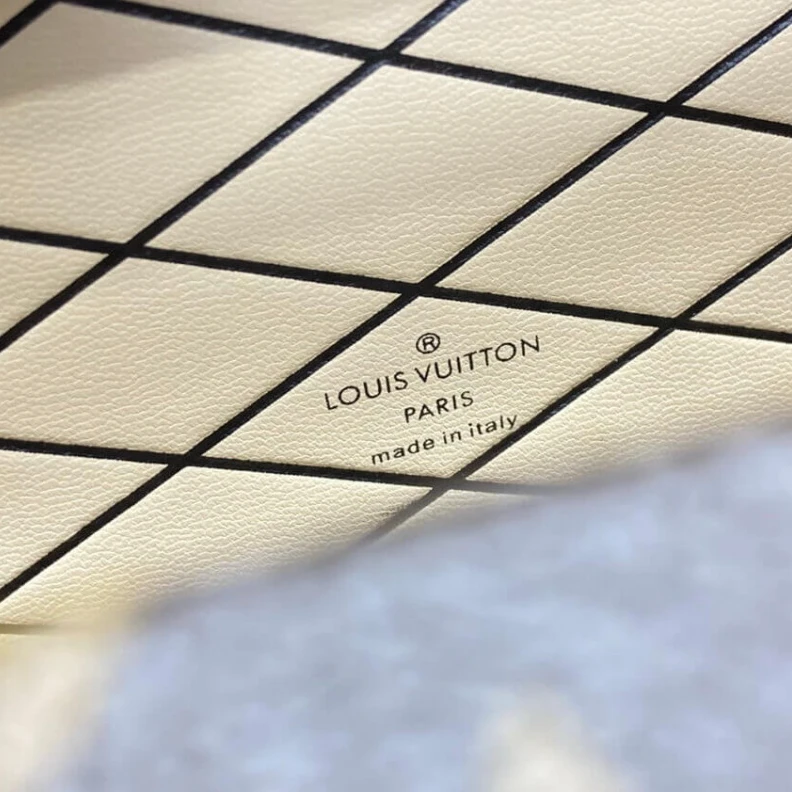 Replica bags lv Sheepskin Louis Vuitton Monogram Petite Malle Antique Brass Hardware
