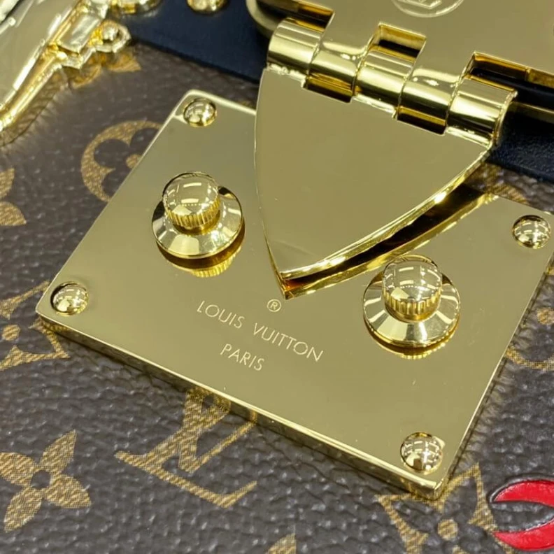 Replica bags lv Strap dro Louis Vuitton Monogram Petite Malle Gold Hardware
