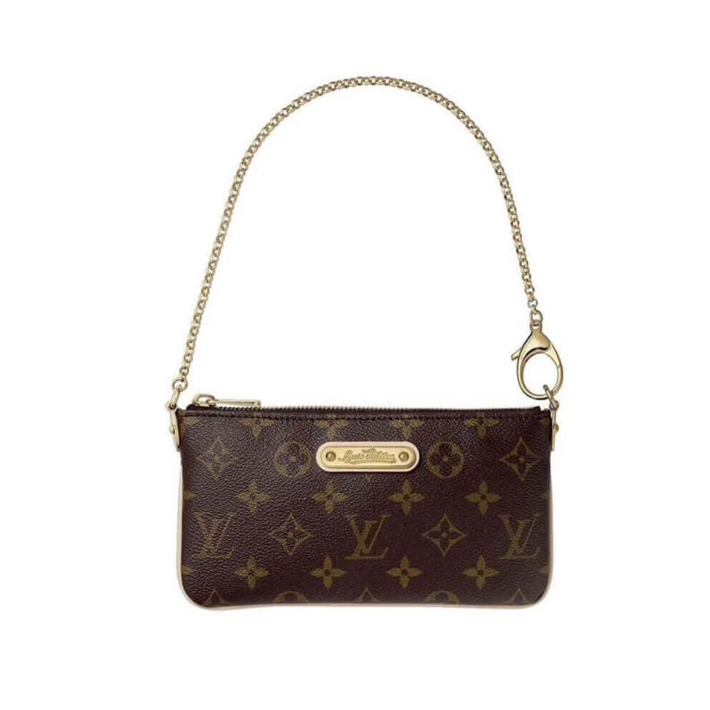 Metalic M LV Monogram Pochette Milla MM