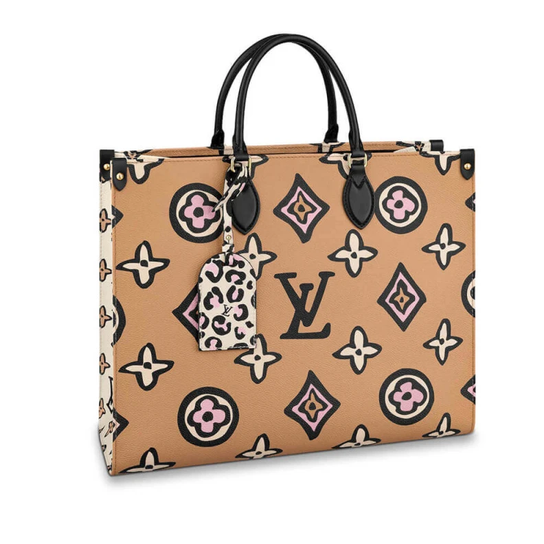 Handle: D Louis Vuitton Monogram Print Onthego GM Arizona