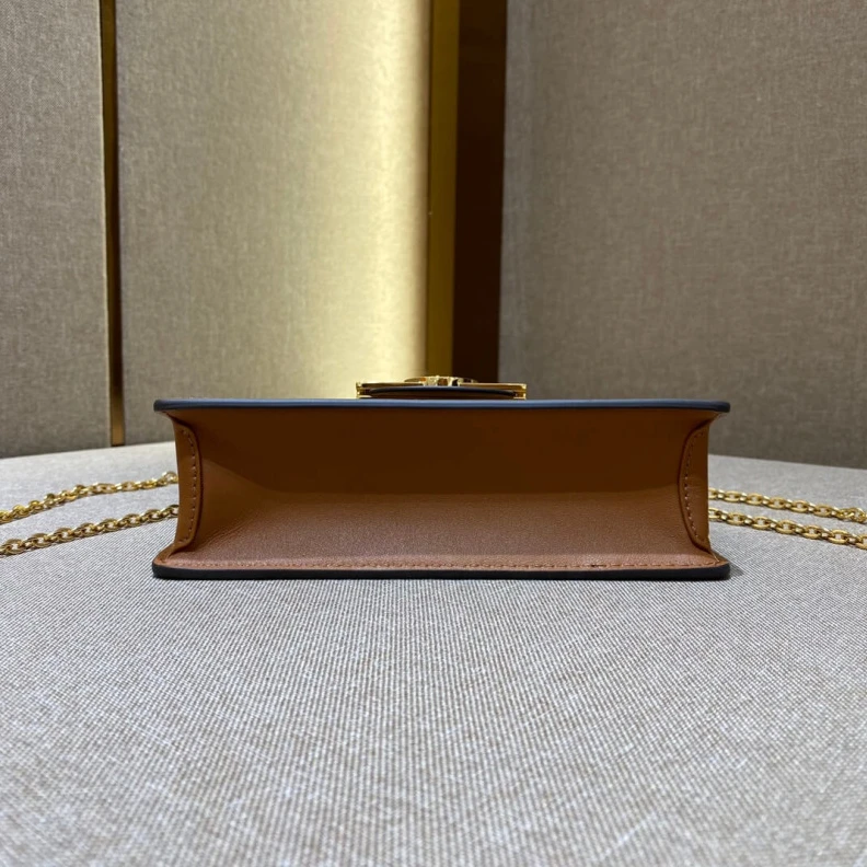 Mythick Combining LV Monogram Reverse Canvas Dauphine Chain Wallet