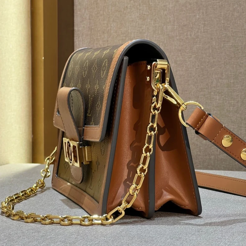 Mythick Inside ba LV Monogram Reverse Canvas Dauphine MM