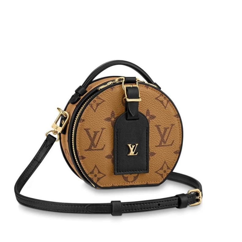 Name tag LV Monogram Reverse Canvas Mini Boite Chapeau
