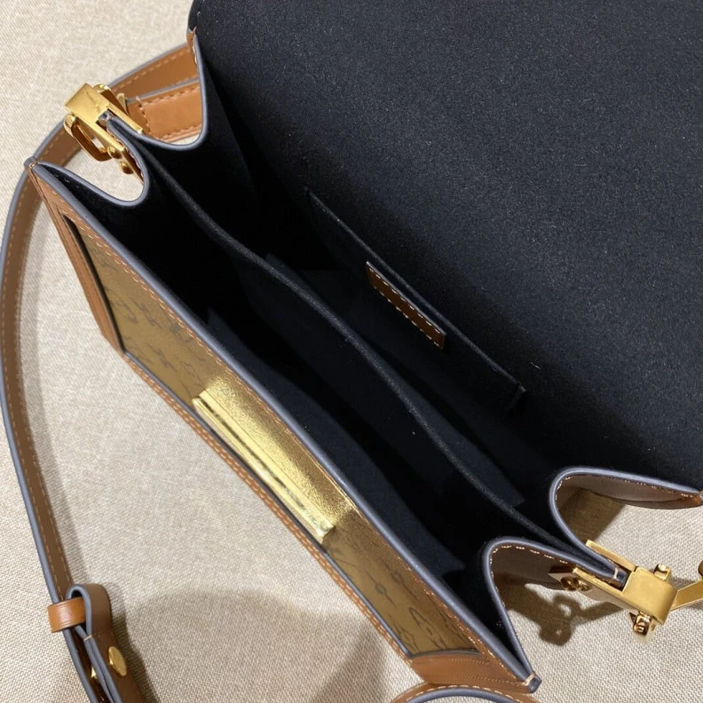 Louis vuitton locations Inside ba LV Monogram Reverse Canvas Mini Dauphine
