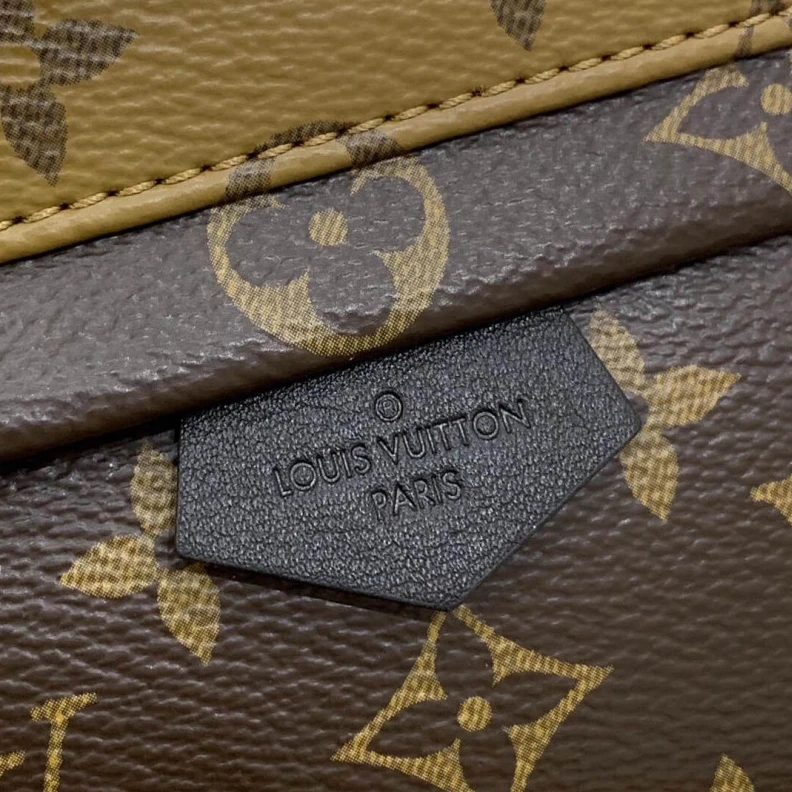 Mythick.ru Soft cowh LV Monogram Reverse Canvas Mini Palm Springs Backpack