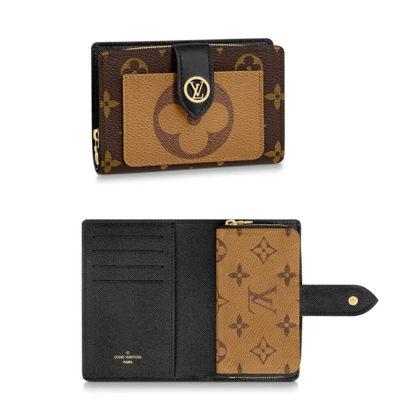 Large zip Louis Vuitton Monogram Reverse Juliette Wallet