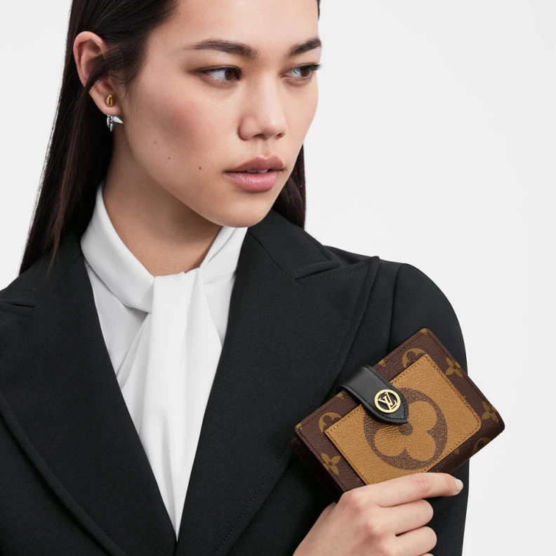 Replica bags Large zip Louis Vuitton Monogram Reverse Juliette Wallet