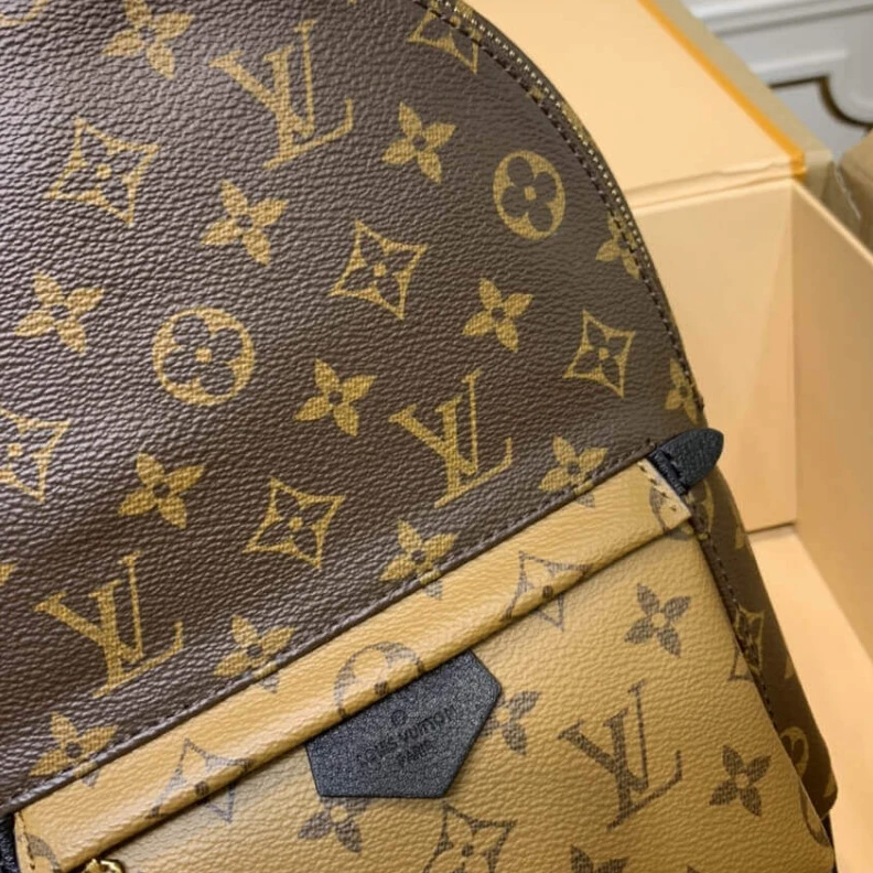 Lv belts replica Zip closu Louis Vuitton Monogram Reverse Palm Springs PM