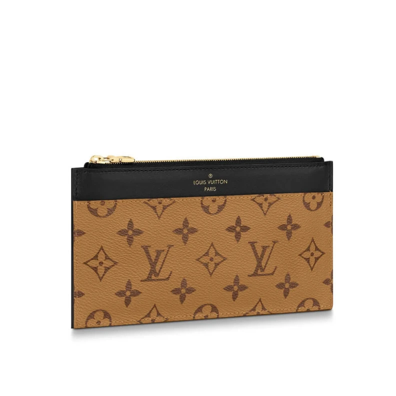 Inside co Louis Vuitton Monogram Reverse Slim Purse