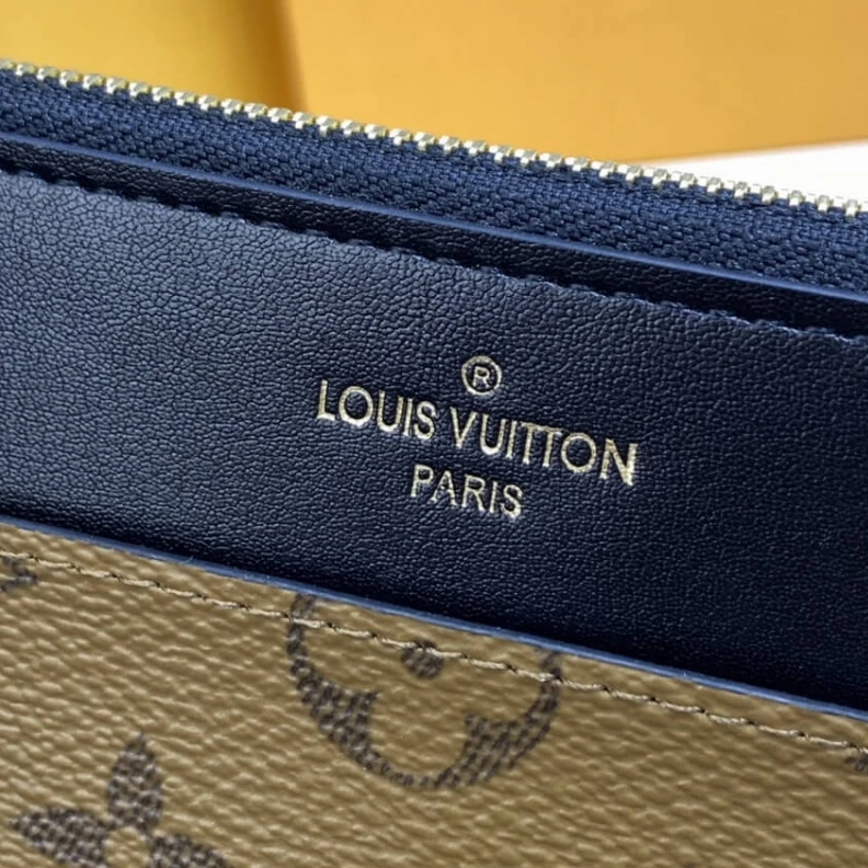 Top lv Inside co Louis Vuitton Monogram Reverse Slim Purse