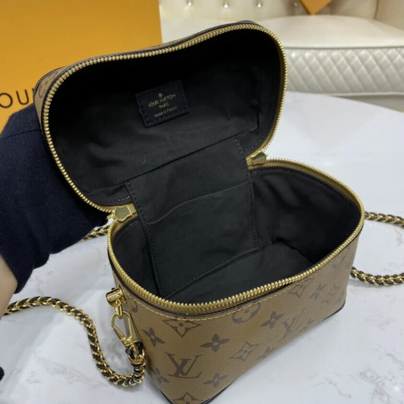 Lv belts replica For Spring LV Monogram Reverse Vanity PM