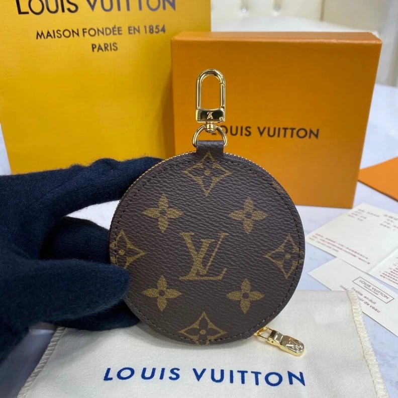 Replica bags Goldcolor Louis Vuitton Monogram Round Coin Purse