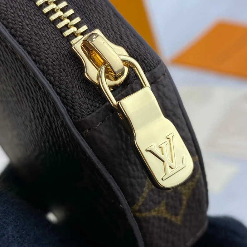 Replica bags Goldcolor Louis Vuitton Monogram Round Coin Purse