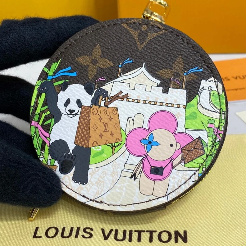Replica bags lv Monogram Louis Vuitton Monogram Round Coin Purse