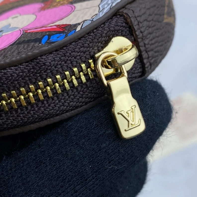 Replica bags Goldcolor Louis Vuitton Monogram Round Coin Purse