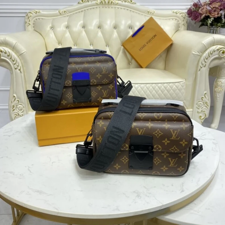 Top lv Inside fl Louis Vuitton Monogram S Lock Messenger Bag
