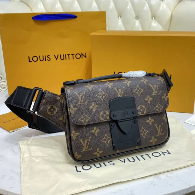 Louis vuitton locations Strap Dro Louis Vuitton Monogram S Lock Sling Bag