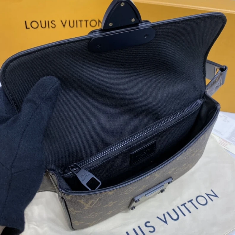 Louis vuitton locations Strap Dro Louis Vuitton Monogram S Lock Sling Bag