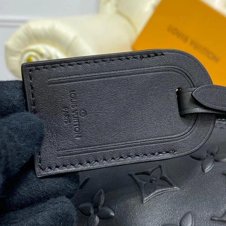 Replica bag Handle:Si Louis Vuitton Monogram Seal Keepall Bandoulière 50 Black