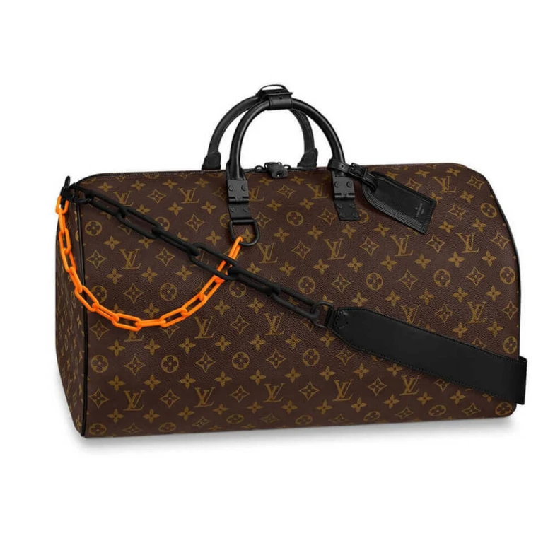 Removable Louis Vuitton Monogram Solar Ray Keepall Bandoulière 50
