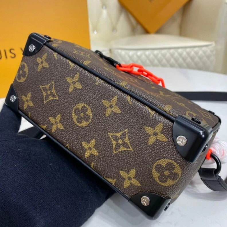Replica bag Strap Dro Louis Vuitton Monogram Solar Ray Mini Soft Trunk