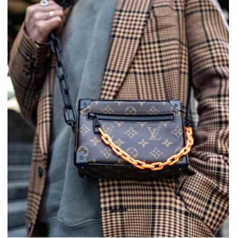 Replica bag Strap Dro Louis Vuitton Monogram Solar Ray Mini Soft Trunk