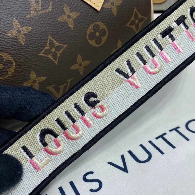 Louis vuitton locations Textile l Louis Vuitton Monogram Speedy Bandouliere 20 Black