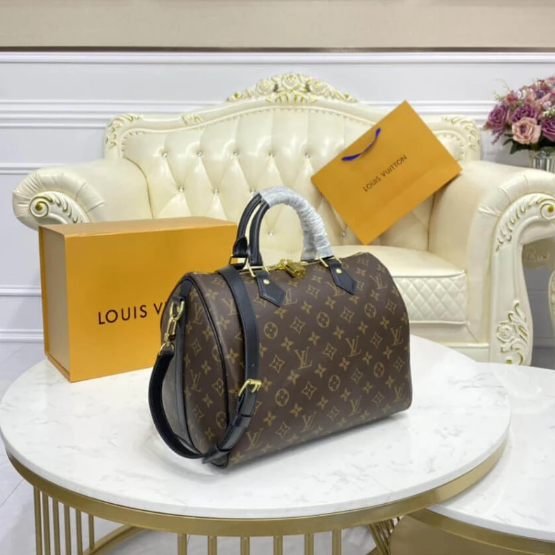 Mythick ru Textile l LV Monogram Speedy Bandouliere 30 Black
