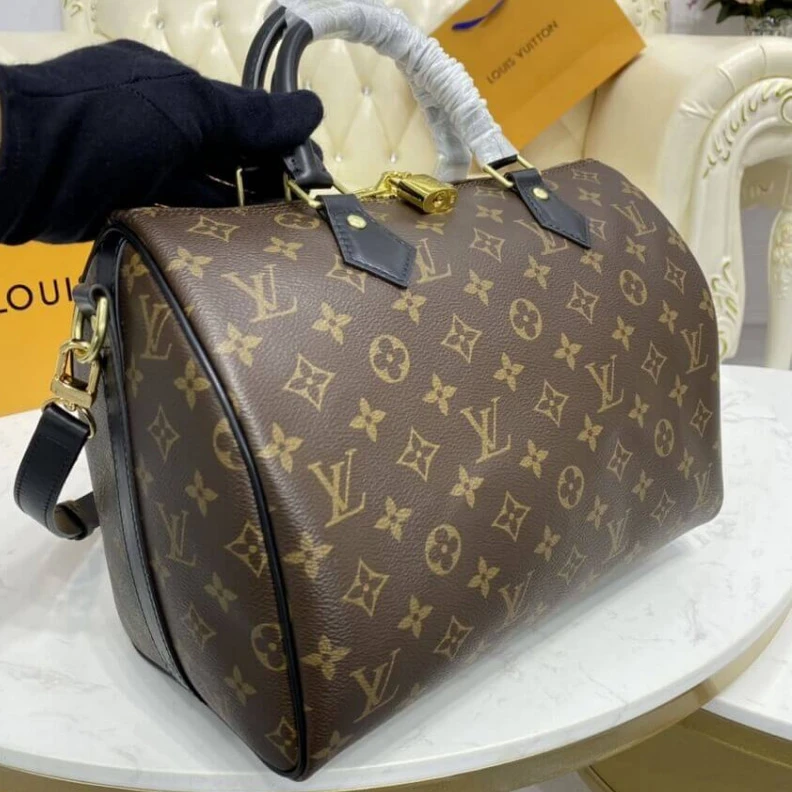 Mythick ru Textile l LV Monogram Speedy Bandouliere 30 Black