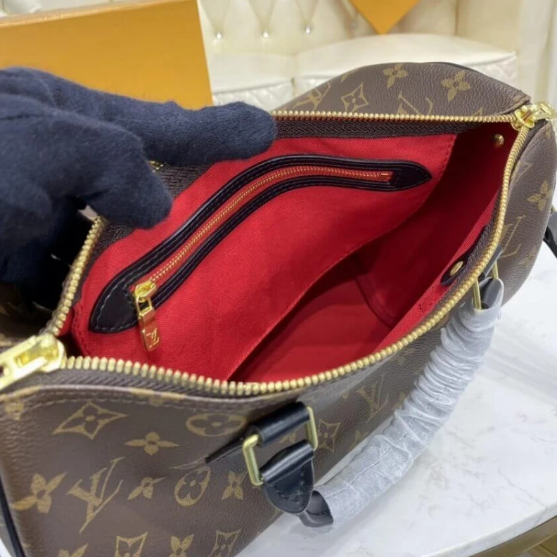 Mythick ru Textile l LV Monogram Speedy Bandouliere 30 Black