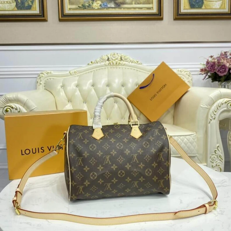 Lv belts replica The Speedy Louis Vuitton Monogram Speedy Bandouliere 30